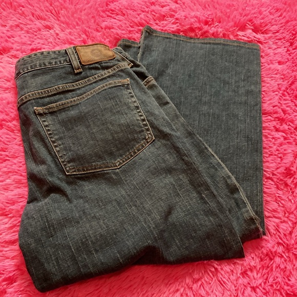 Eddie Bauer vintage boot cut medium wash boot cut 99% cotton jeans 36-30 - Picture 4 of 7